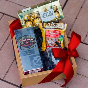 regalo navideño con whisky