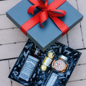 regalo navideño con licor