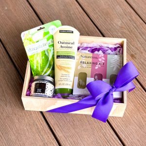 regalo con articulos de relajacion